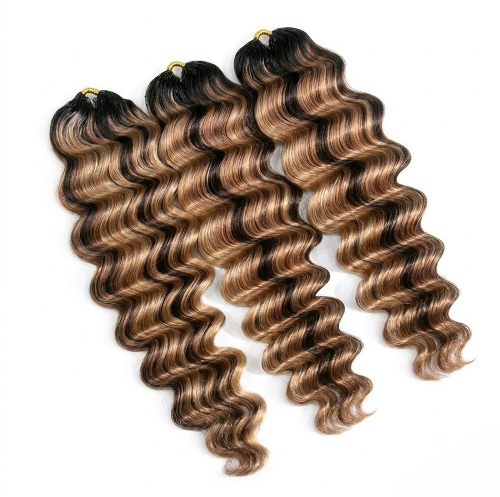 ChocoMel Mix 18” Loose Deep Wave