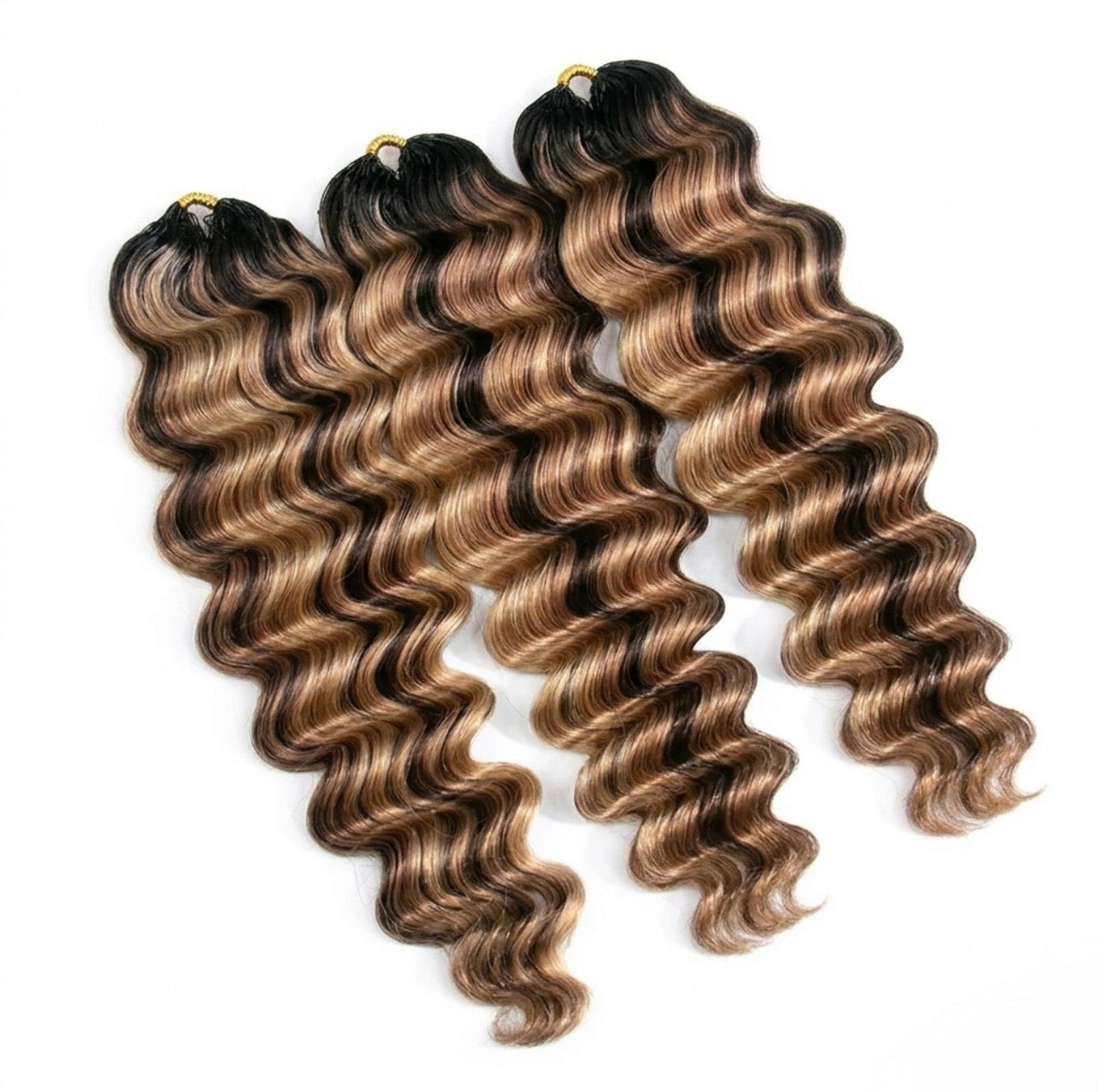 ChocoMel Mix 18” Loose Deep Wave