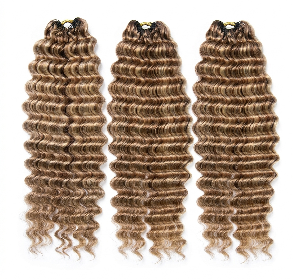 Toya’s Caramel Blonde Mix 18” Deep Wave
